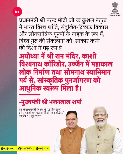Rajasthan CMO backs PM Modi's Vishwa Guru vision