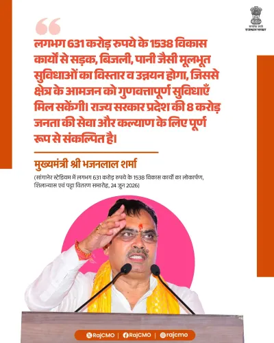 Rajasthan CMO reaffirms commitment to 8 crore citizens