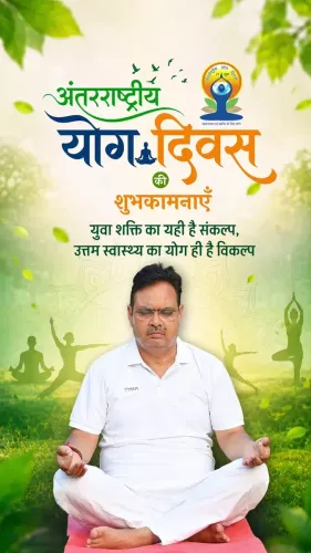 Rajasthan CMO Urges Residents to Adopt Yoga on International Yoga Day