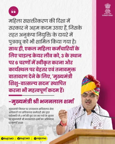 Rajasthan Expands Compassionate Appointment to Include Daughters-in-Law