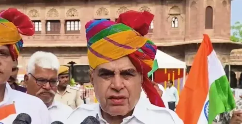 राजस्थान में 'हर घर तिरंगा' अभियान: जोधपुर से हुई शुरुआत, ४ लाख तिरंगे वितरित होंगे