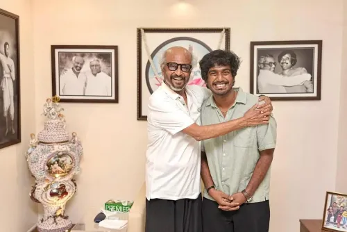 Did Rajinikanth Just Share an Emotional Moment with the 'With Love' Team?