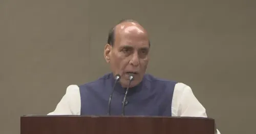 Rajnath Singh addresses RSS centenary book launch event