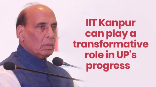 Rajnath Singh bets on IIT Kanpur to drive UP industrial growth