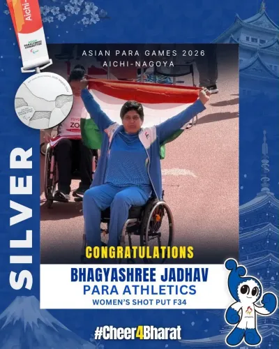 Rajnath Singh hails Bhagyashree Jadhav's Asian Para Games silver