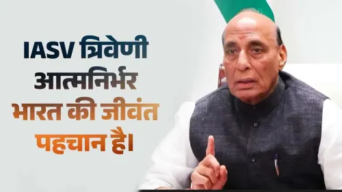 Rajnath Singh hails IASV Triveni as symbol of Atmanirbhar Bharat