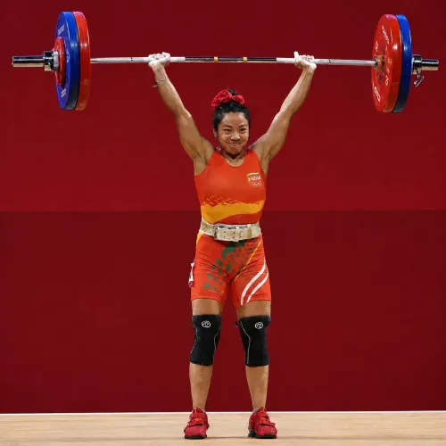 Rajnath Singh Hails Mirabai Chanu's Gold at Glasgow CWG 2026