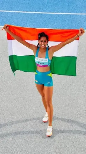 Rajnath Singh hails Pooja Singh's Bronze in Women's High Jump