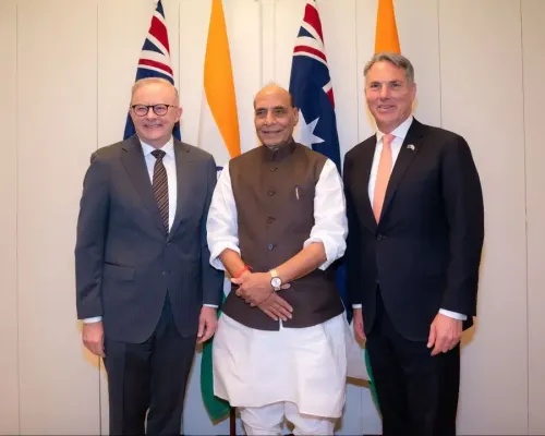 What Did Rajnath Singh Discuss with Australian PM Albanese and Defence Minister Marles?