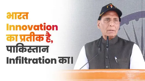 Rajnath Singh: India builds startups, Pakistan builds terror