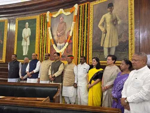 Rajnath Singh pays tribute to Syama Prasad Mookerjee on 125th Jayanti
