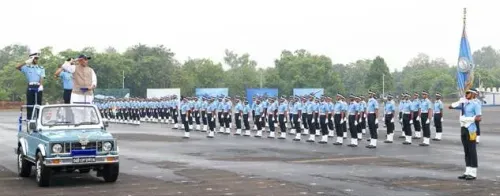 Rajnath Singh commissions 231 cadets at Air Force Academy Dundigal, first NDA women batch wings
