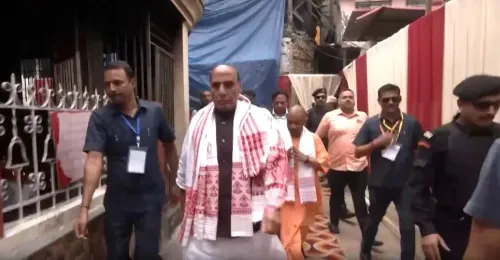 Rajnath Singh, Yogi Adityanath pray at Kamakhya Temple after Sarma swearing-in