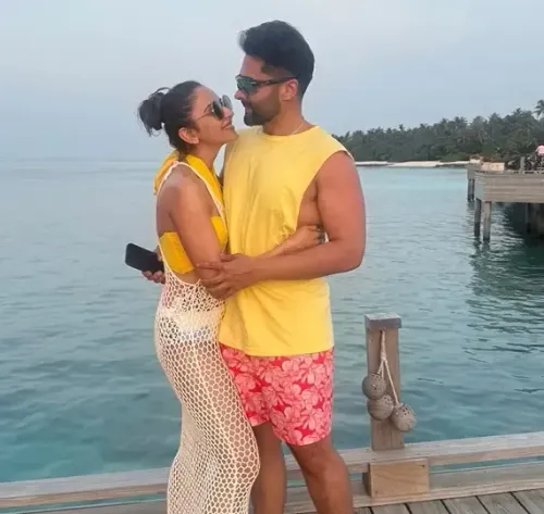 Are Rakul Preet Singh and Jackky Bhagnani Enjoying a Dream Vacation in the Maldives?