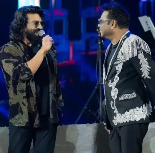 What did Ram Charan wish A.R. Rahman on his birthday?