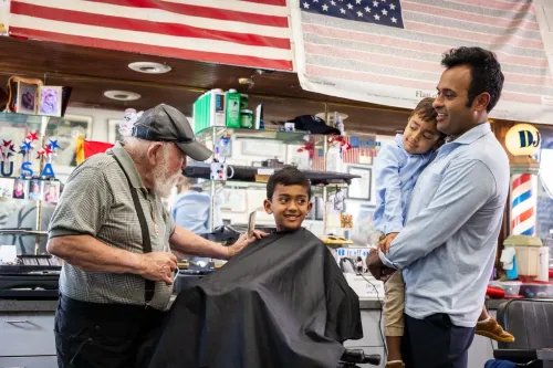 Ramaswamy Credits Ohio Barber DJ as His First Entrepreneurial Mentor
