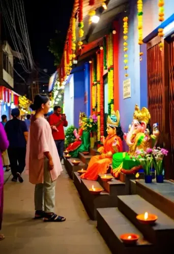 रांची में दीपावली की रौनक: बाजार सजे, स्वदेशी और महंगाई का मिला-जुला असर