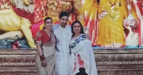Did Rani, Kajol & Ayan Mukerji Celebrate Together for Durga Puja?