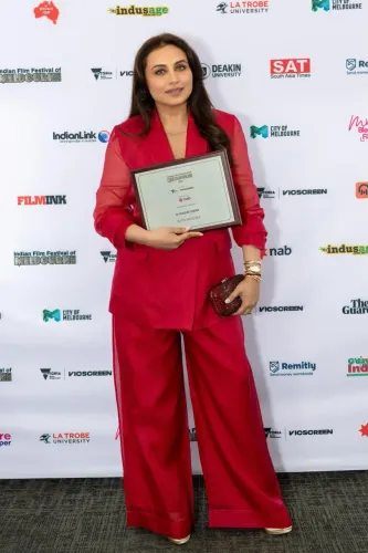 Rani Mukerji honoured at IFFM 2026 for three decades of iconic roles