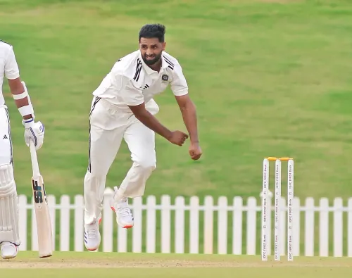 Karnataka's Steady Progress: 35/1 at Lunch on Day 3 of Ranji Trophy Final