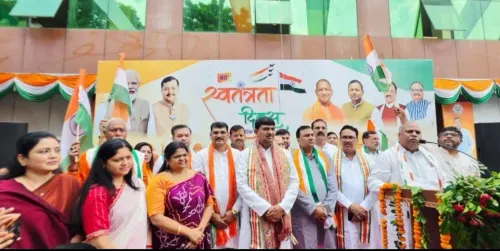 80वें स्वतंत्रता दिवस पर BJP के धर्मपाल सिंह बोले — तिरंगा राष्ट्र के सम्मान और आत्मनिर्भरता का प्रतीक