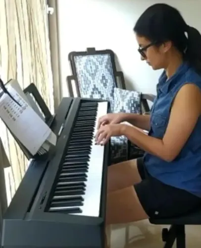 Rasika Dugal learns piano for upcoming film 'Little Thomas'