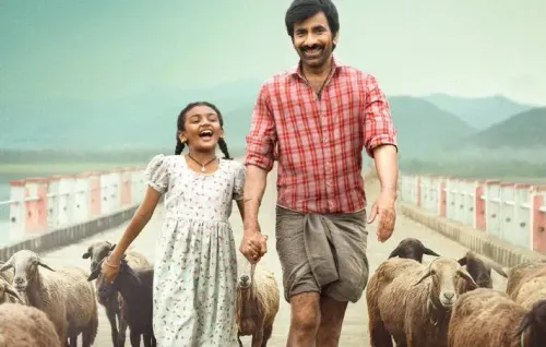 Ravi Teja's 'Irumudi' glimpse out: Actor plays doting dad in Ayyappa devotional drama