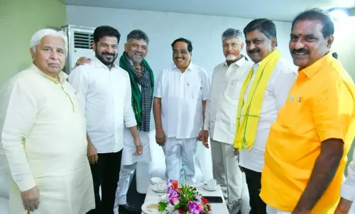 Revanth Reddy joins trilateral meet on Krishna river water sharing
