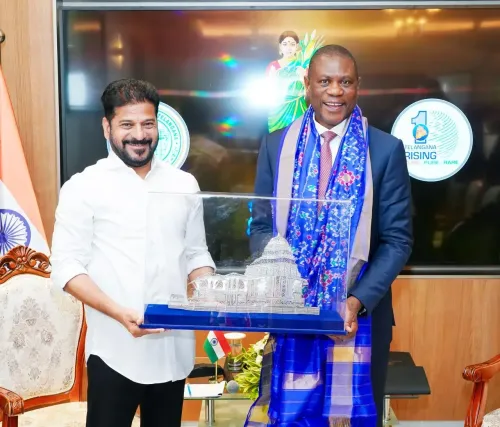 Revanth Reddy meets South Africa Deputy President Mashatile