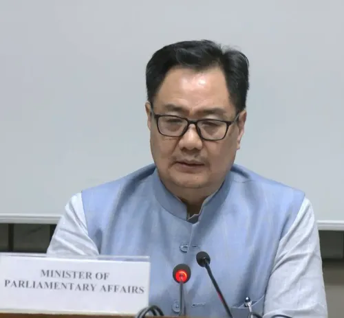 Rijiju Calls Out Opposition MPs' Conduct in Parliament