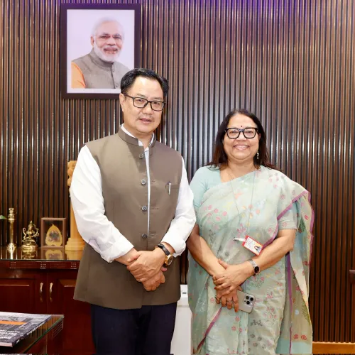Rijiju Hails Retiring NCM Secretary Alka Upadhyaya's 36-Year Career