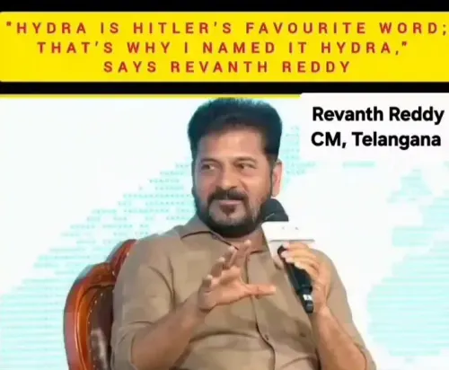 Rijiju Hits Out at Congress CM Over Alleged Hitler Remark