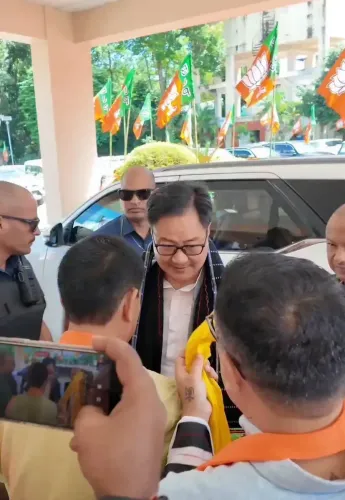 Rijiju rallies BJP cadres at Itanagar state executive meet