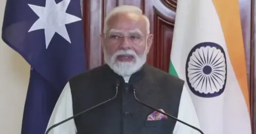 Rijiju shares live feed of PM Modi-Albanese joint press meet in Melbourne