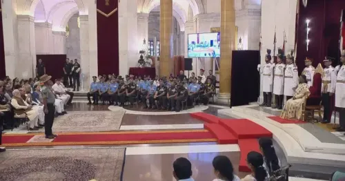 Rijiju Shares Live Stream of President Murmu's Gallantry Awards Ceremony