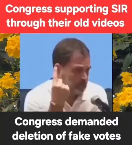 Rijiju Thanks Rahul Gandhi for Supporting SIR Process