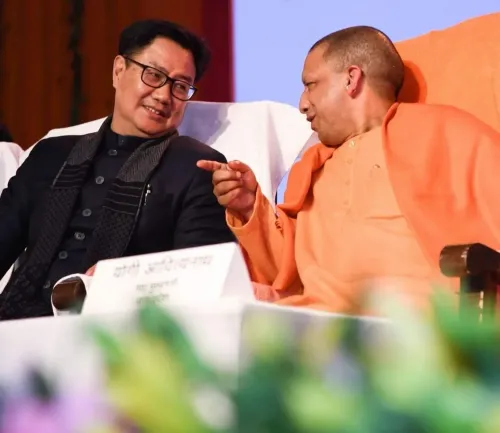 Rijiju wishes CM Yogi on birthday, hails UP governance