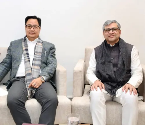 Rijiju Wishes Minister Vaishnaw Happy Birthday