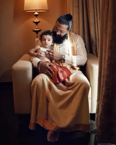 Rishab Shetty Celebrates His Daughter Raadya's Birthday with Heartwarming Moments