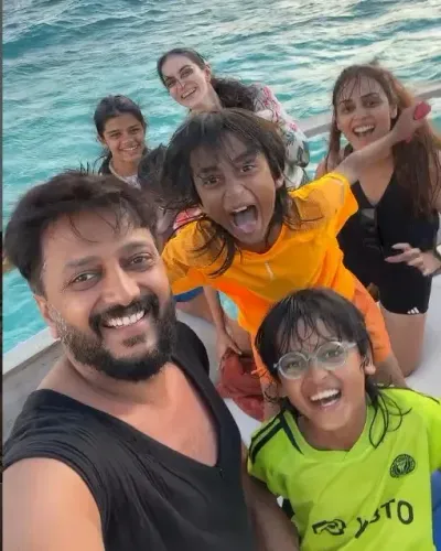 Riteish Deshmukh's Maldives family trip: moments over materialism