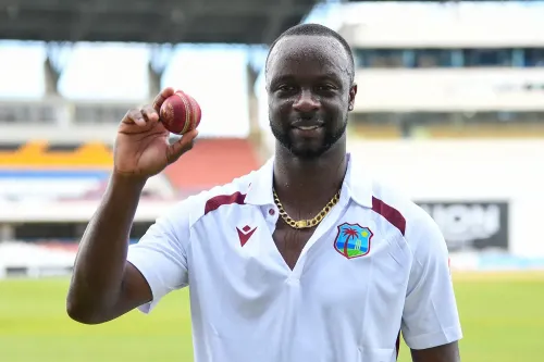 Kemar Roach honoured for 300 Test wickets at Kensington Oval on Tuesday