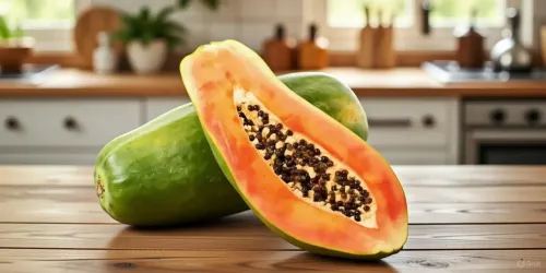 क्या पपीता रूखी और बेजान त्वचा के लिए फायदेमंद है, नमी और प्राकृतिक चमक बनाए रखने में मदद करता है?