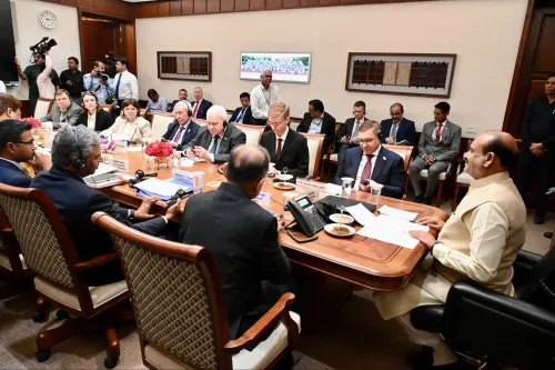 Strengthening Ties: Russian Delegation Engages with Lok Sabha Speaker