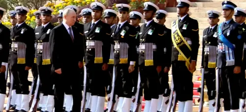 Was Russian President Vladimir Putin Given a Ceremonial Welcome at Rashtrapati Bhavan?