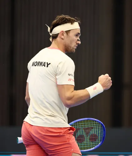 Ruud Levels the Tie for Norway Against Argentina in Davis Cup Qualifiers