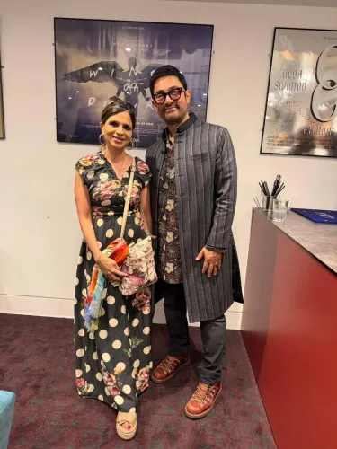 Saba Pataudi reunites with Aamir Khan at London film festival after decades
