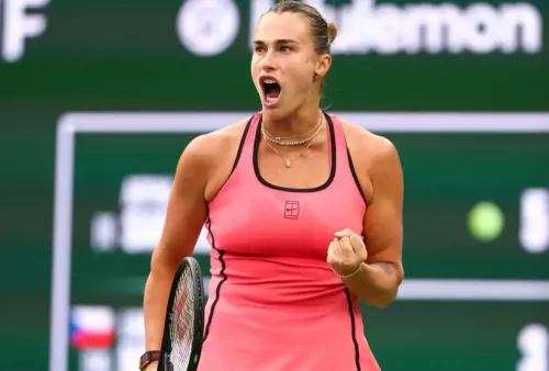 Aryna Sabalenka Defeats Noskova to Advance to Third Indian Wells Final