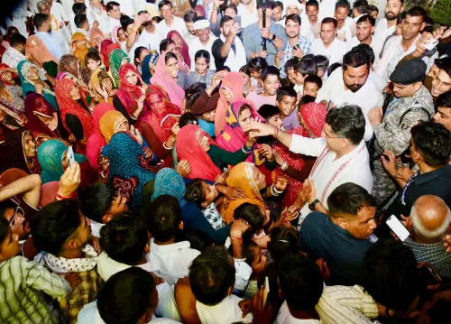 Sachin Pilot Attends Gram Panchayat Event in Chhattisgarh