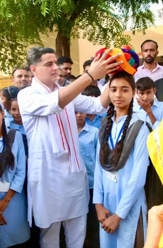 Sachin Pilot Inaugurates 2 Classrooms at Govt School in Tonk