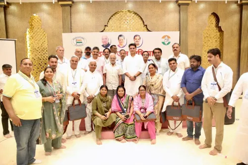Sachin Pilot leads Congress district chief training camp in Pushkar